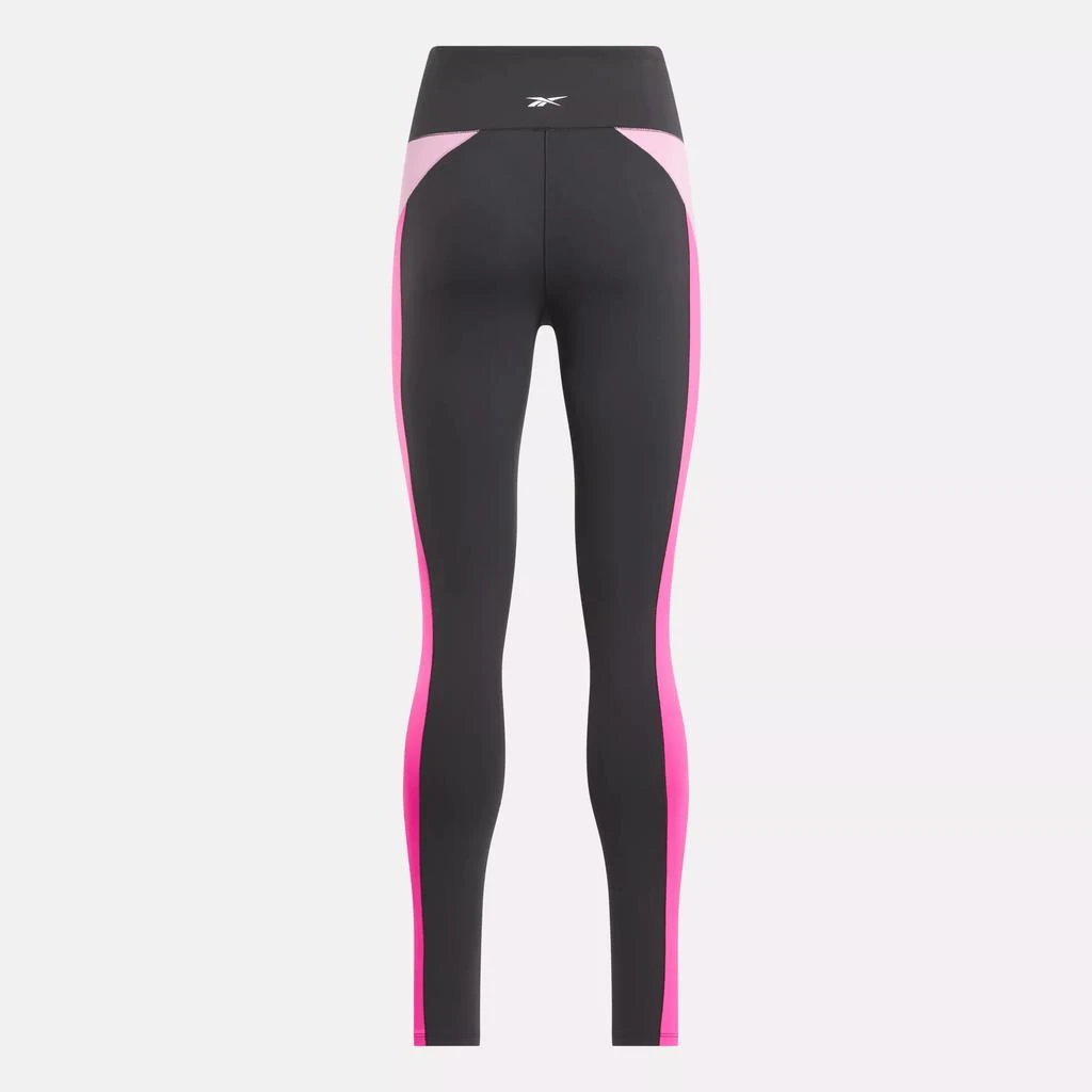 Reebok Women's Lux High-Rise Colorblock Leggings 7