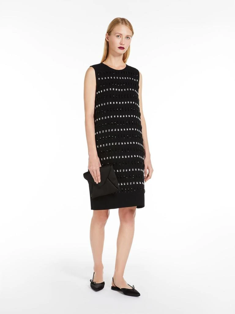Max Mara Embroidered cady boxy dress 5
