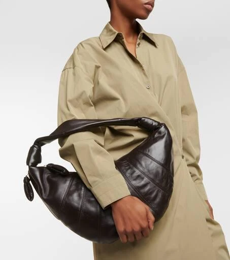 Lemaire Fortune Croissant leather shoulder bag 6