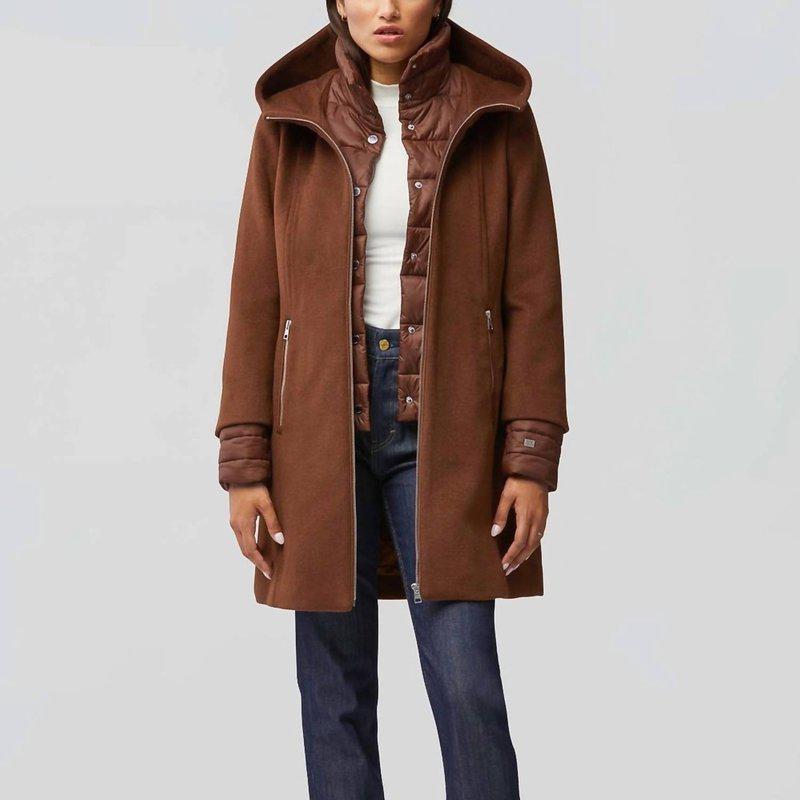 Soia & Kyo Rooney Ladies Mixed Media Coat
