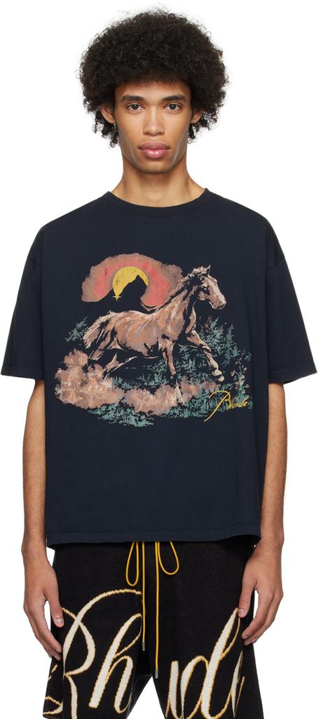 SSENSE Exclusive Black 'Send Rhudes' T-Shirt – On Sale Now