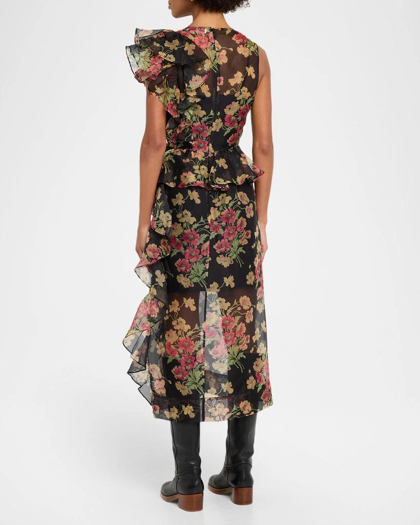 Sea Cornelia Floral Organza Midi Dress 3