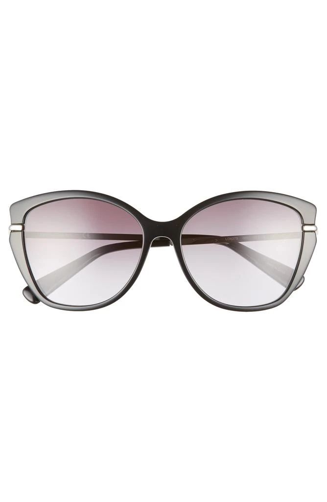 Longchamp Heritage 57mm Butterfly Sunglasses 3