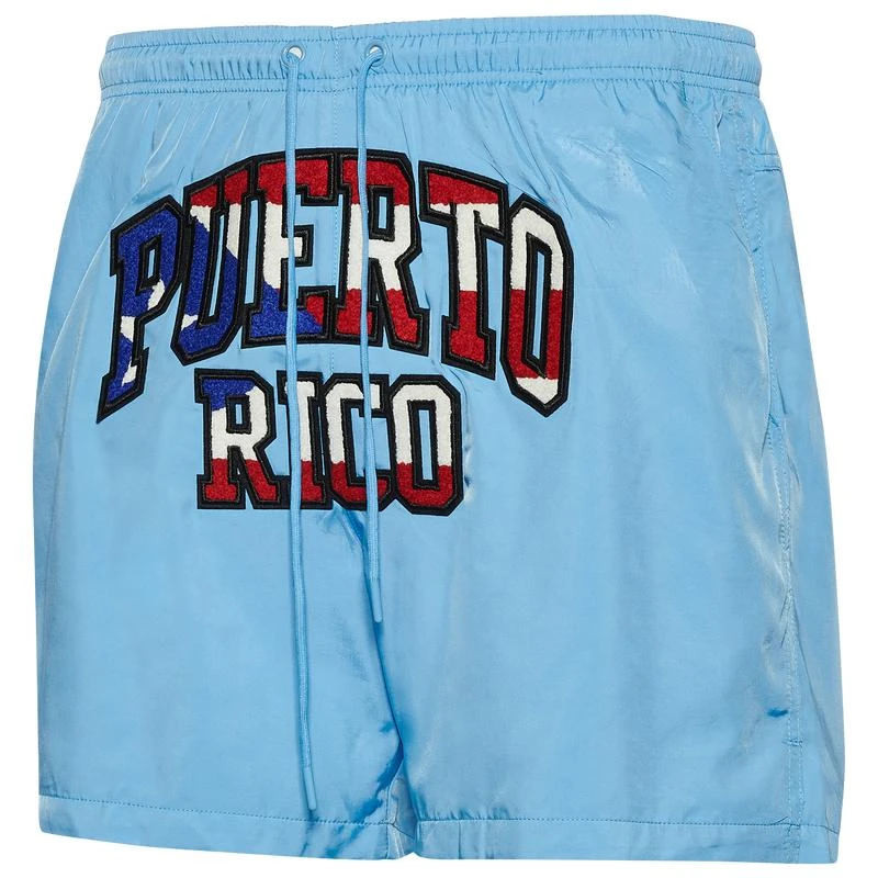 Pro Standard Pro Standard Puerto Rico Wordmark Woven Shorts - Men's 1