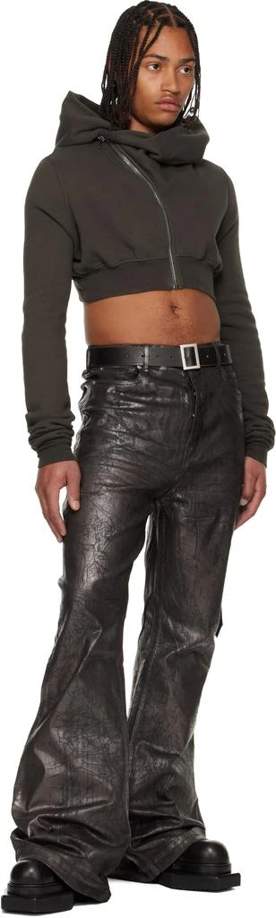 Rick Owens Gray Concordians Bolan Bootcut Jeans 5