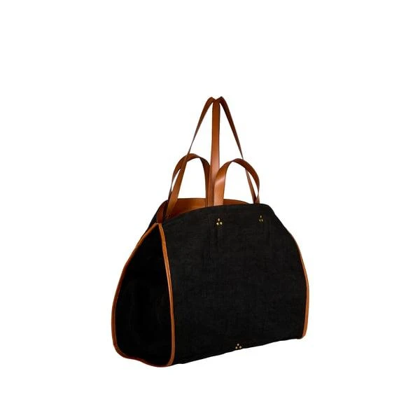 JÉRÔME DREYFUSS Sac cabas Léon L en toile de laine 1