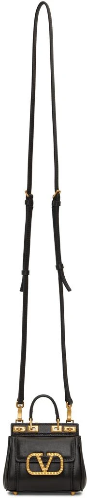 Valentino Black Micro Rockstud Alcove Bag 1