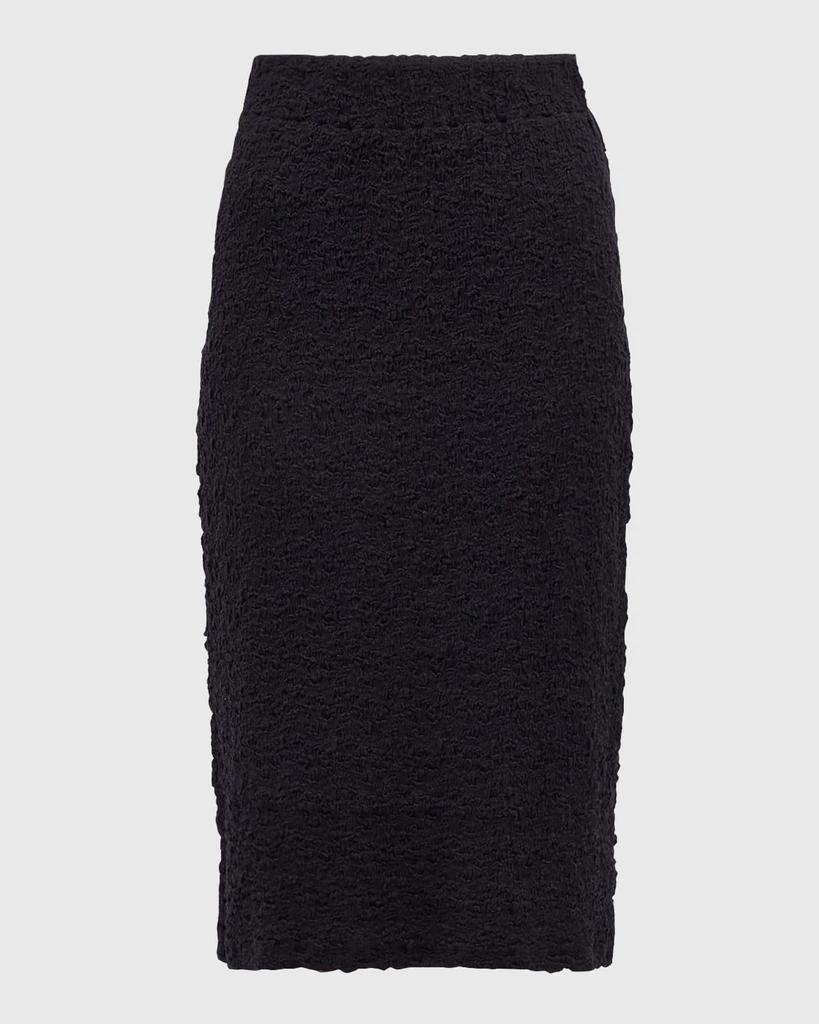 Vince Smocked Popcorn Midi Skirt 1