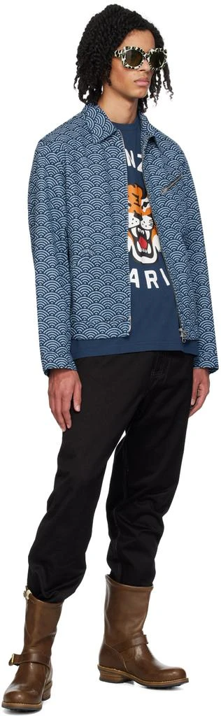 Kenzo Navy Kenzo Paris Lucky Tiger T-Shirt 4
