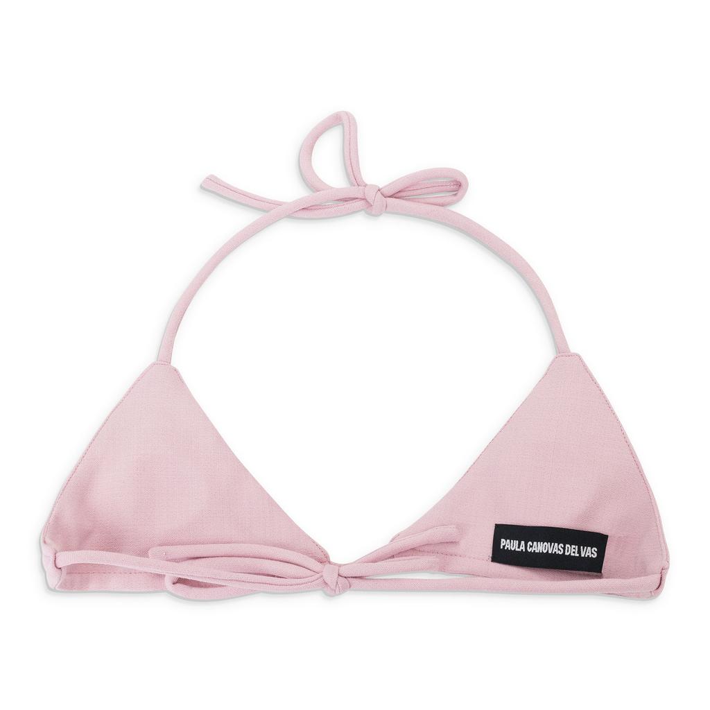 PAULA CANOVAS DEL VAS DEL VAS EMBOSSED PINK BIKINI