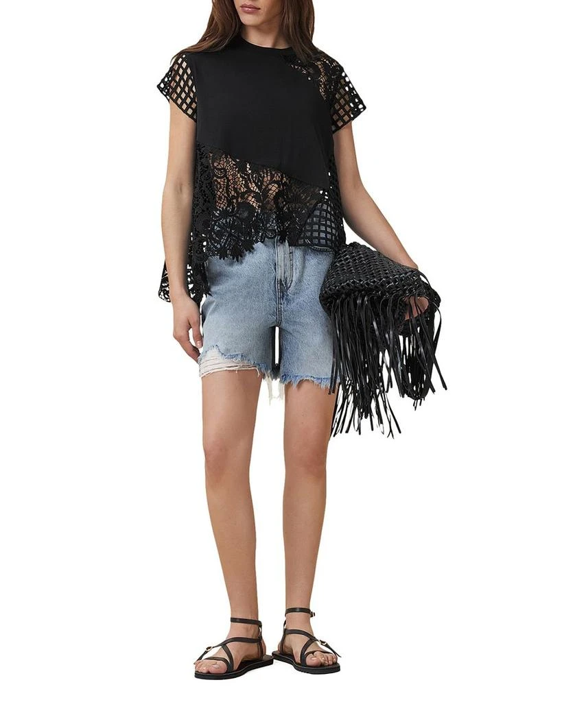 ALL SAINTS Zala Crocheted Lace Top 2