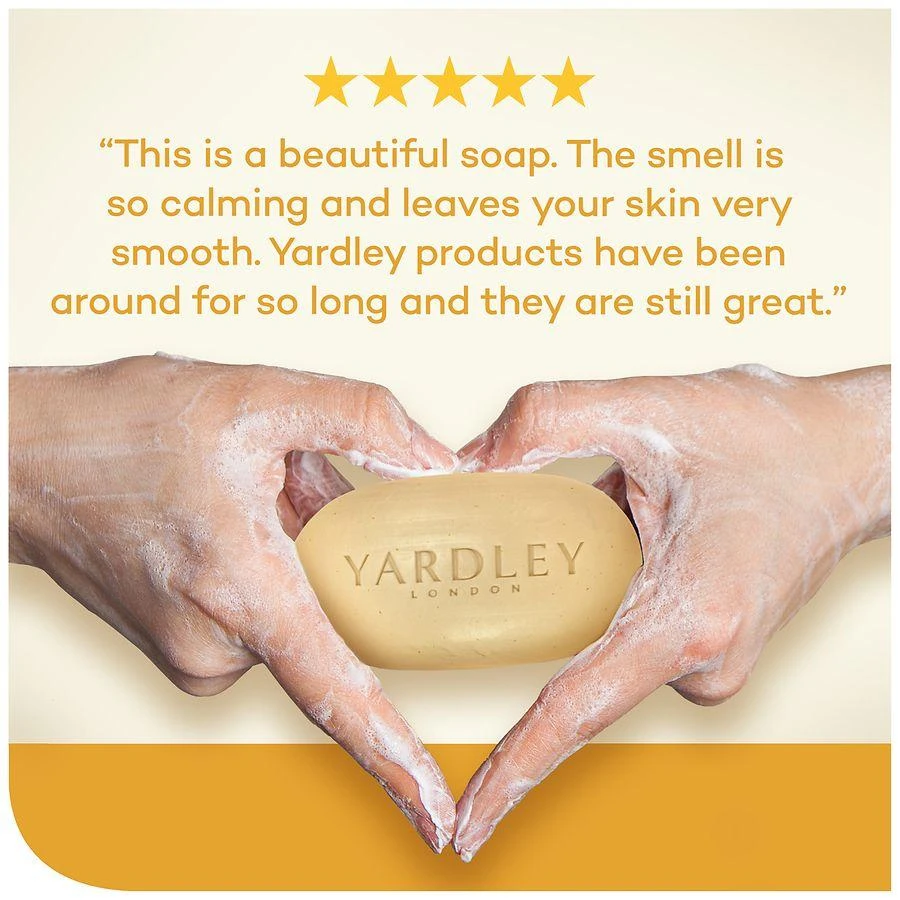 Yardley of London Nourishing Bath Bar Oatmeal & Almond 9