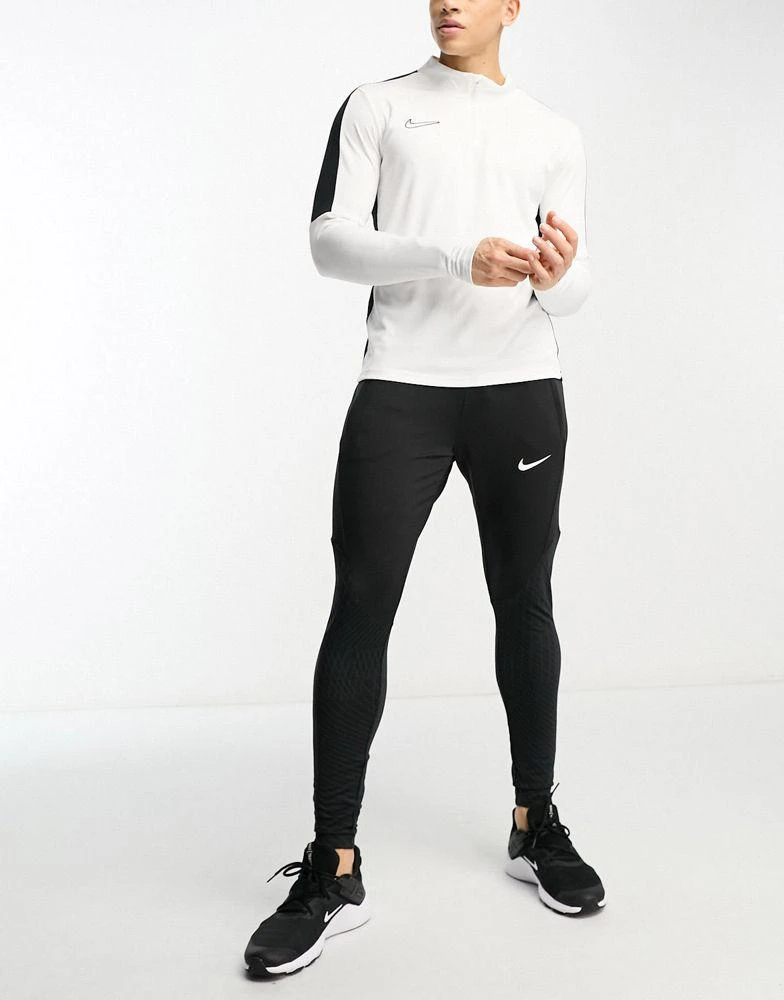 NIKE Nike Football Academy 23 1/4 zip sweatshirt in white 3