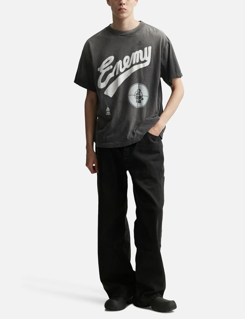 Saint Michael Black Saint Michael x Public Enemy SNT ENEMY T-Shirt 5