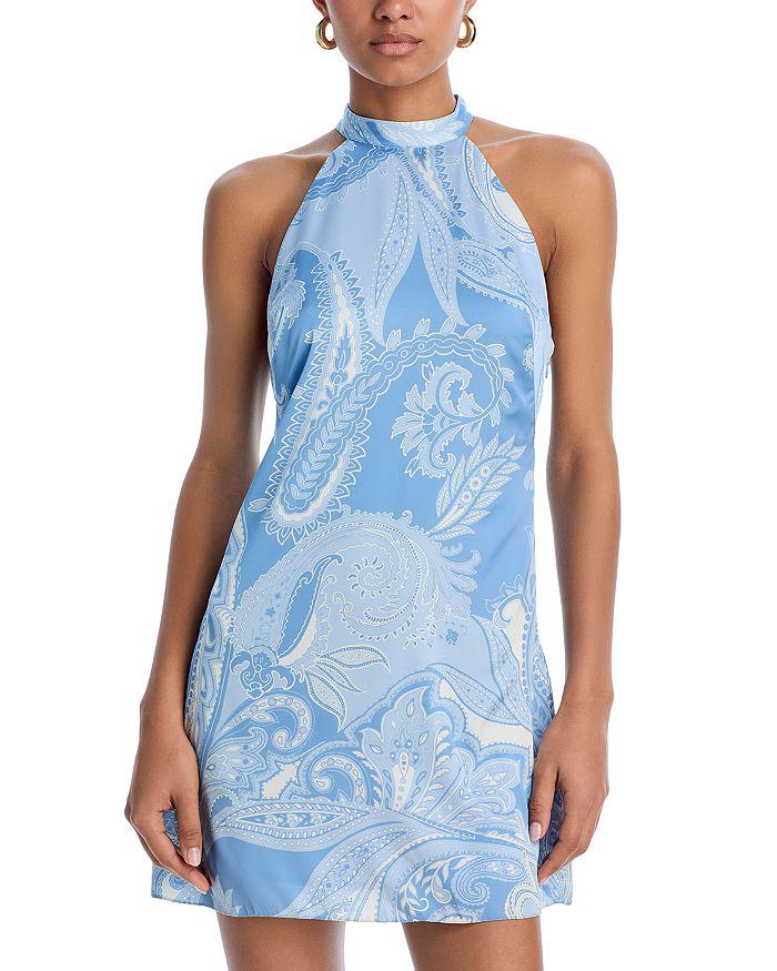 Hemant and Nandita Printed Halter Mini Dress - Exclusive
