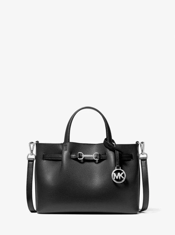 Carson Small Pebbled Leather Satchel