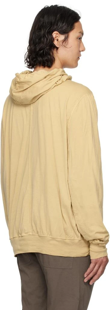 Rick Owens Beige Hollywood Oversized Hoodie 3