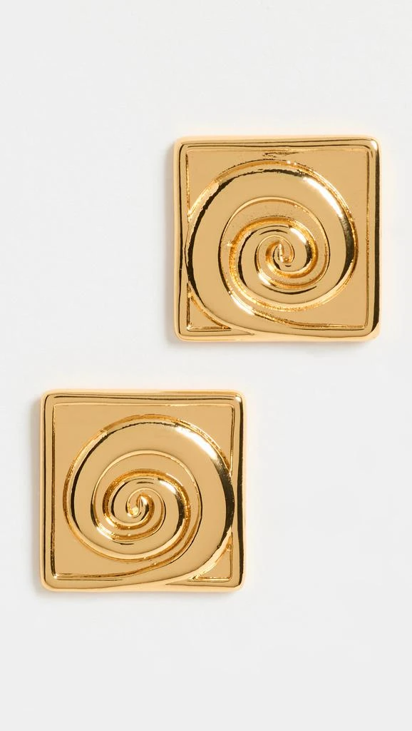 Anni Lu Swirly Square Earrings 1