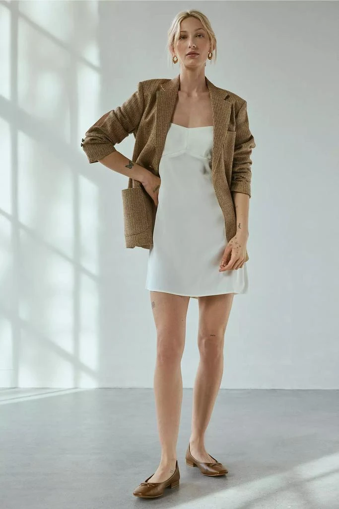 Urban Outfitters UO Bella Bow-Back Satin Mini Dress 3