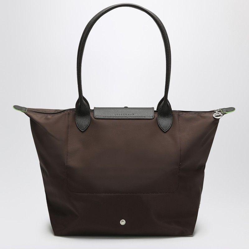 トートバッグ Longchamp Mocha coloured Le Pliage Green L bag Longchamp MOCHA COLOURED LE PLIAGE GREEN L BAG - Tote Bags