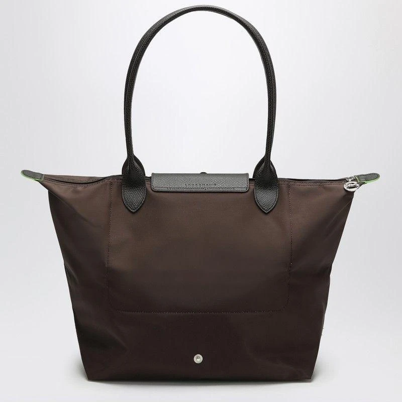 Longchamp MOCHA COLOURED LE PLIAGE GREEN L BAG 2