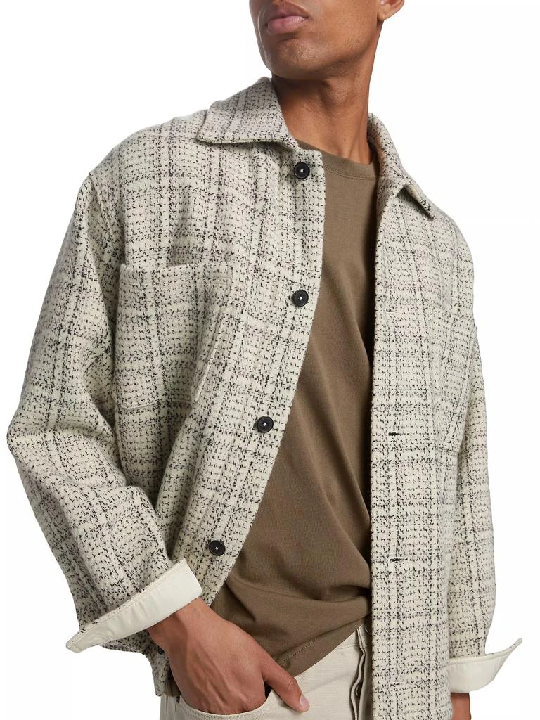 FRAME Flannel Overshirt Jacket 6