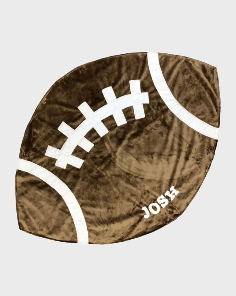 Boogie Baby Personalized Football Blanket