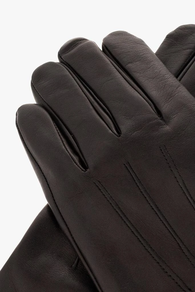 Moschino Moschino Logo Plaque Gloves 4