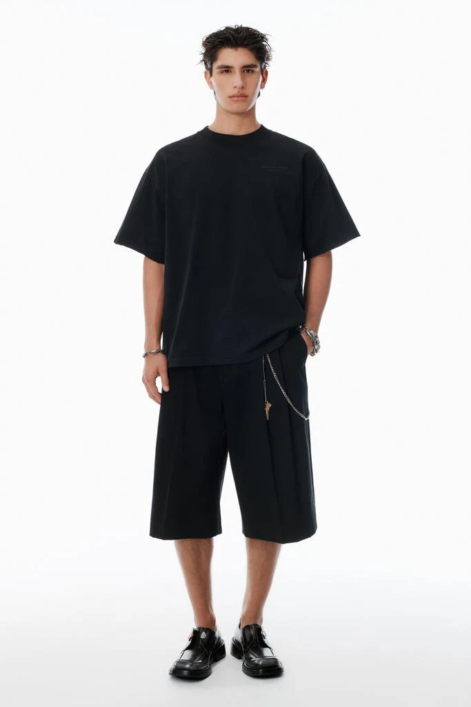 Alexander Wang Black Cotton Logo T-Shirt 5