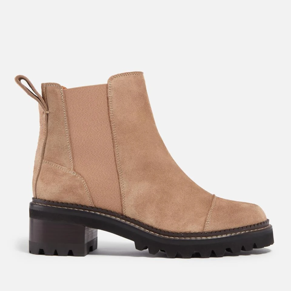 See By Chloé SEE BY CHLOÉ MALLORY SUEDE CHELSEA BOOTS 1