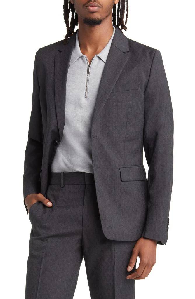 COS Slim Fit Merino Wool Jacquard Blazer 1