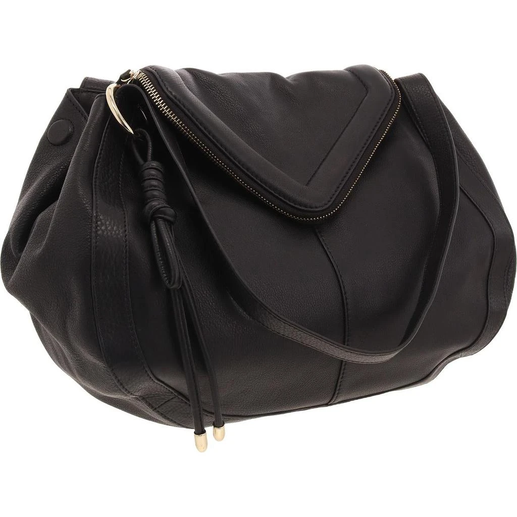 Vince Camuto Lenka Womens Fold-Over Leather Tote Handbag 2