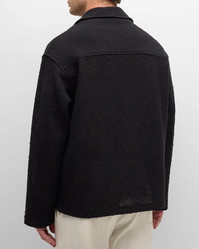 FRAME Men's Crochet Button-Front Jacket 3