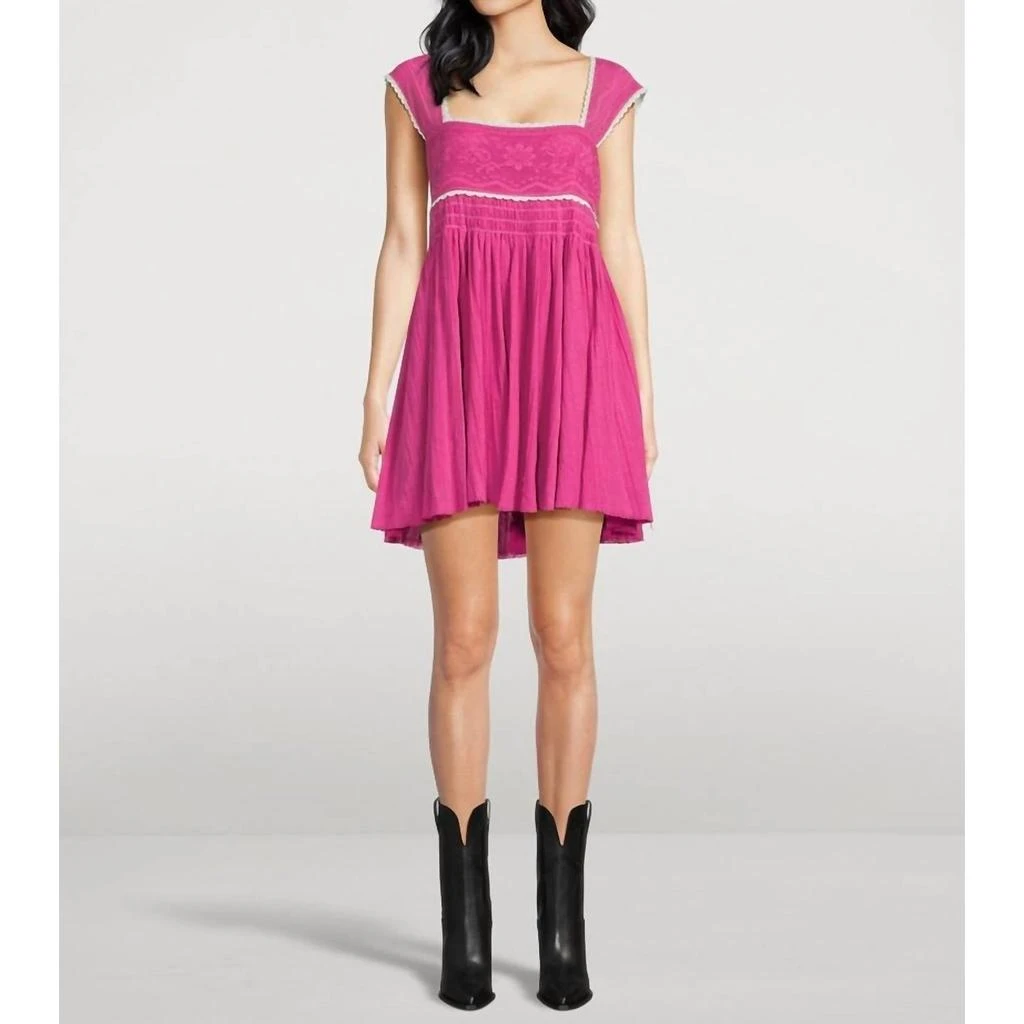 Free People Heartland Mini Dress In Island Flower 1