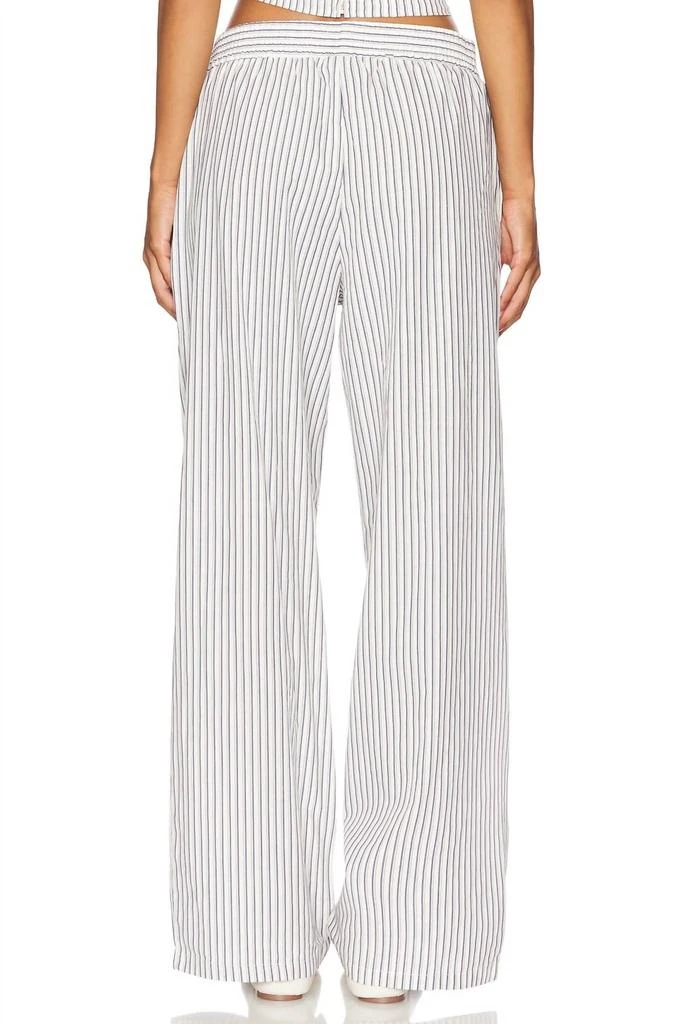 Lioness Cobain Pant In Ivory Stripe 2