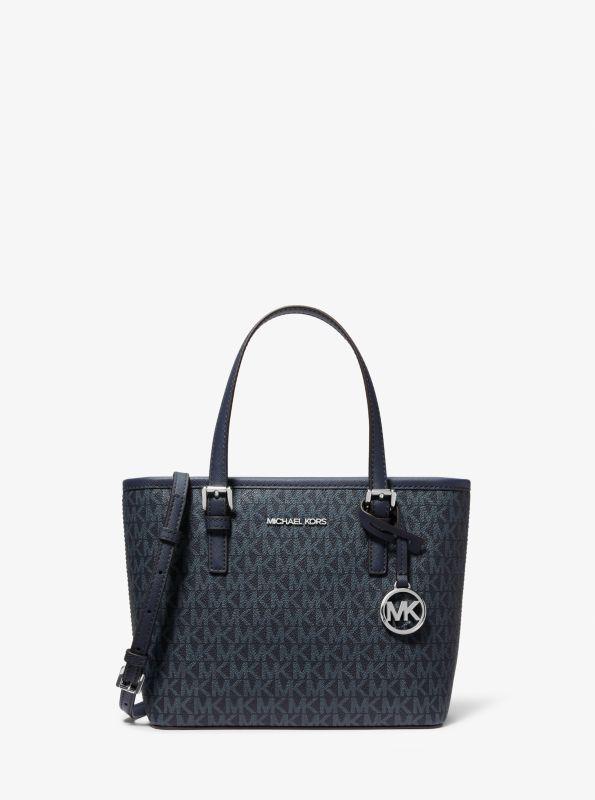 Michael Kors Jet Set Travel Extra-Small Logo Top-Zip Tote Bag