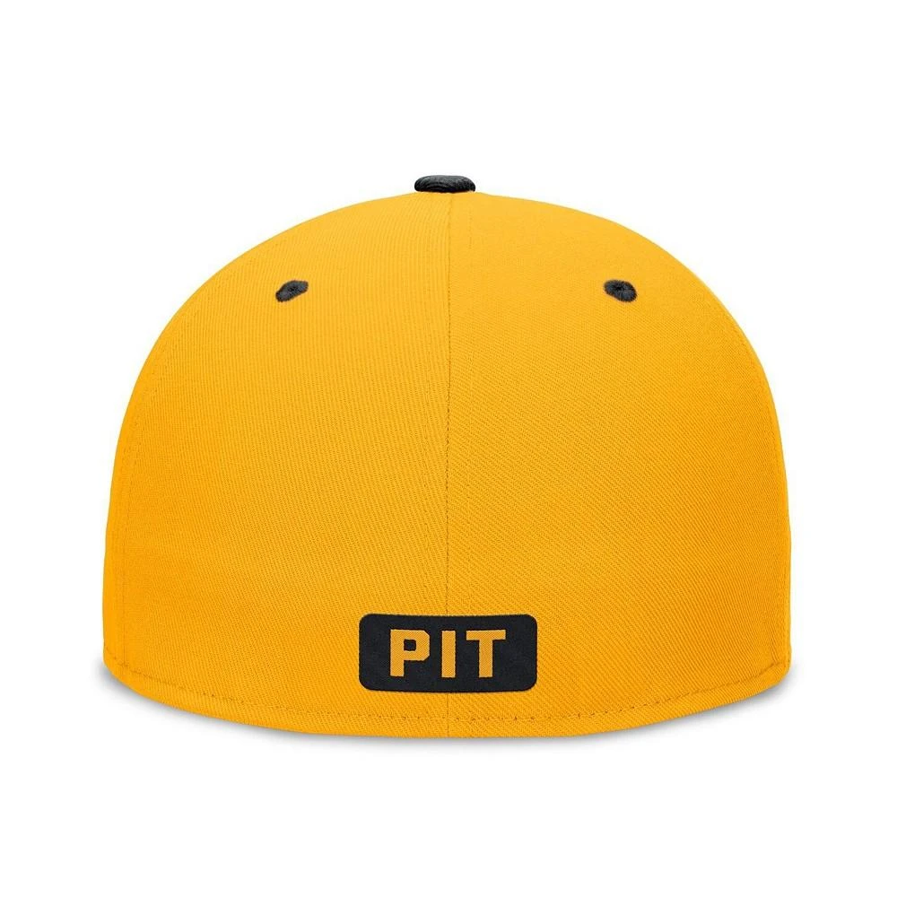 Nike Men's Gold/Black Pittsburgh Pirates City Connect True Fitted Hat 4