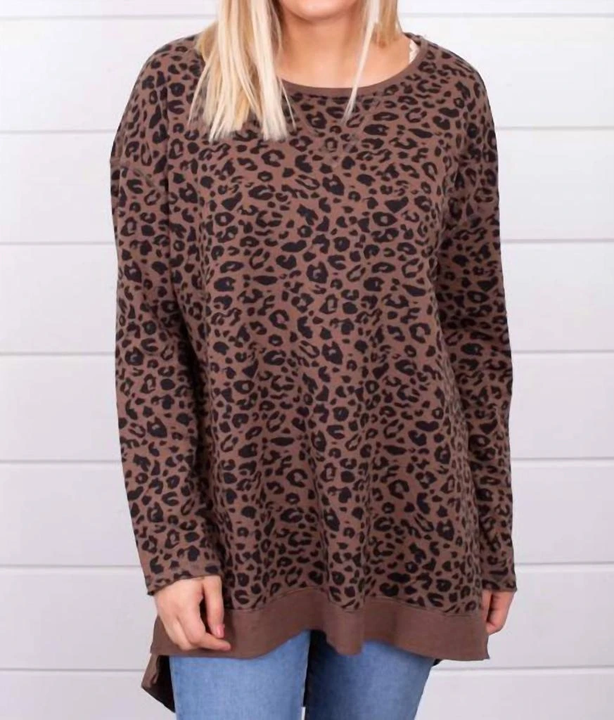 Z Supply Z Supply - Leopard Weekender Pullover 1