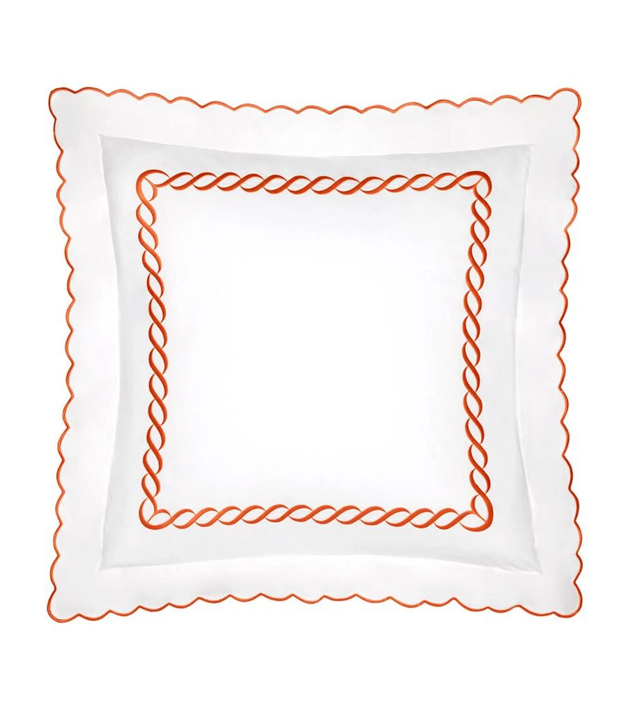 Pratesi Treccia Square Oxford Pillowcase (65 x 65cm) 1