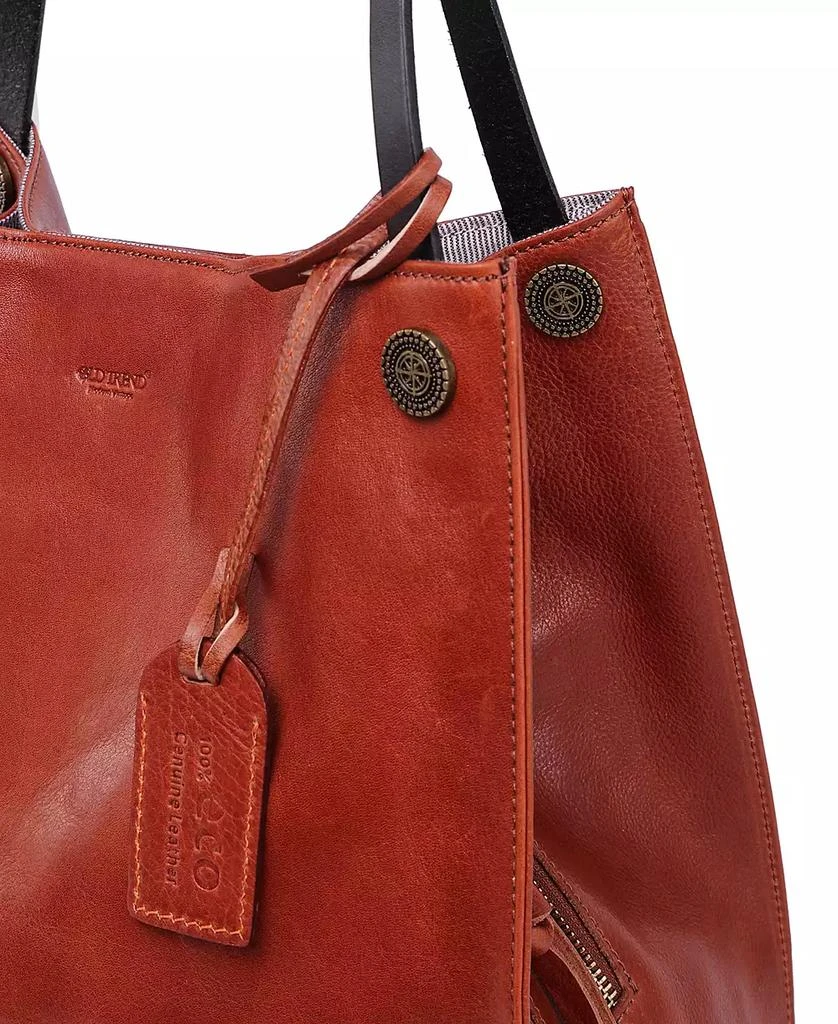 OLD TREND Women's Genuine Leather Daisy Tote Bag 11