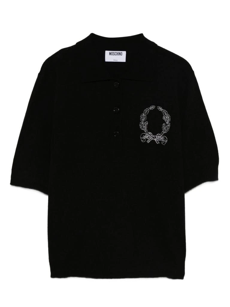 Moschino Short-Sleeved Polo Sweater