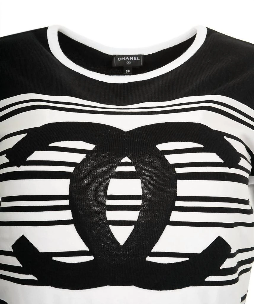 Chanel Women's Knitted Top with Open Back 3