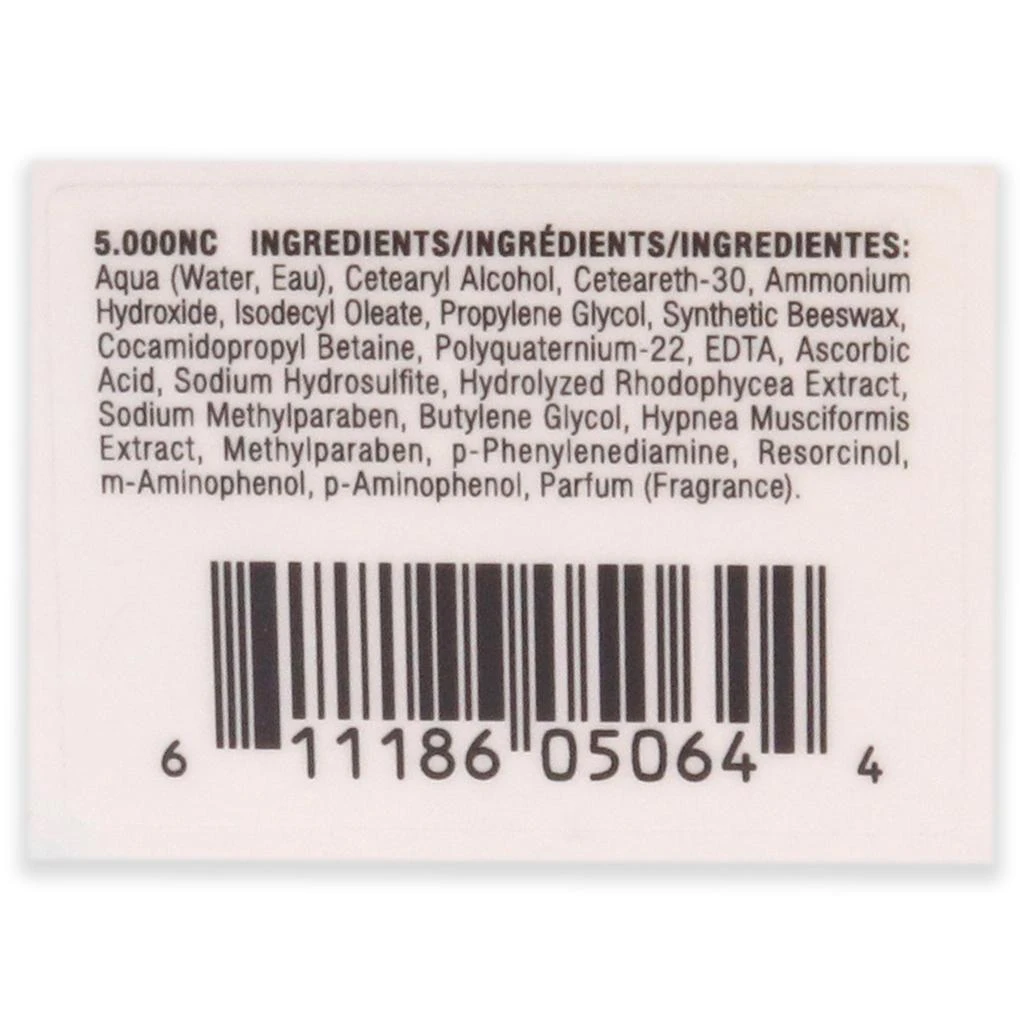 Rusk Deepshine Pure Pigments Conditioning Cream Color - 5.000NC Light Brown by  for Unisex - 3.4 oz Hair Color 6
