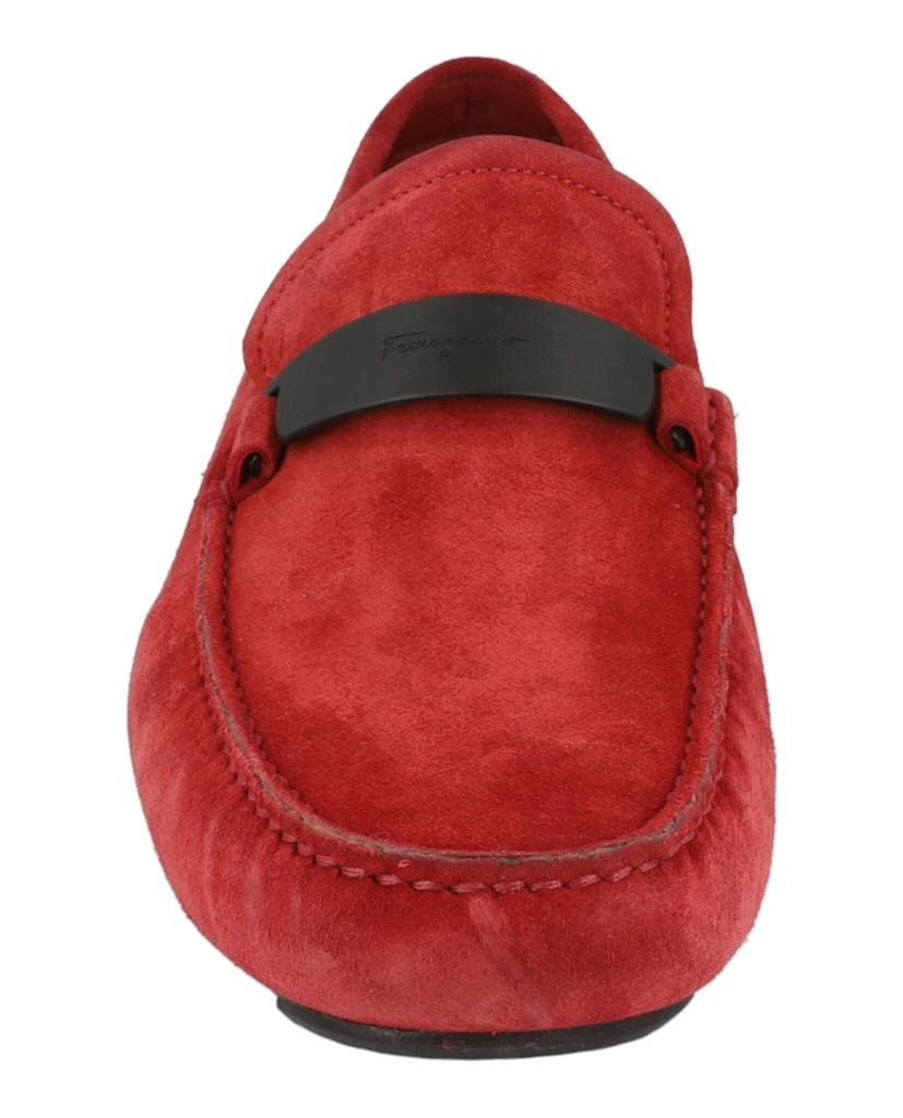 Salvatore Ferragamo Switch Suede Drivers 4