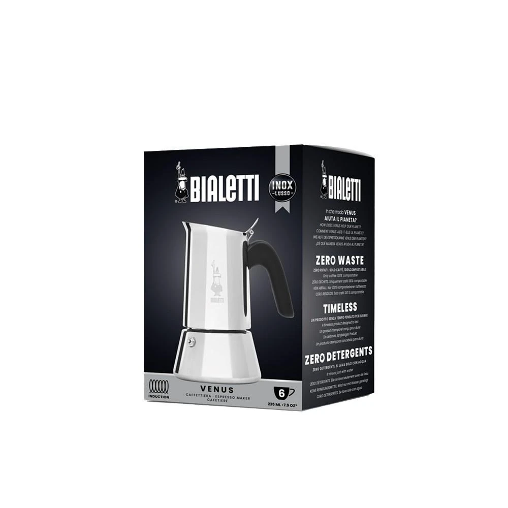 Bialetti Venus 6 Cup Stainless Steel Coffeemaker - 7.9 oz 7