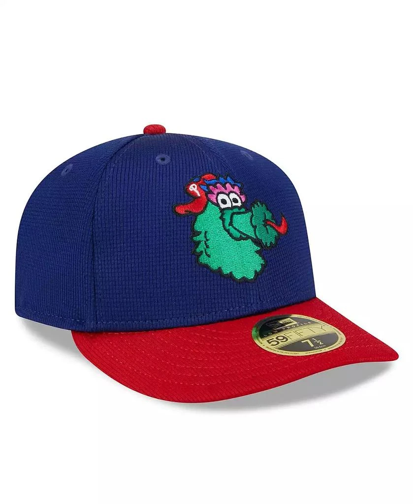 New Era Men's Navy Philadelphia Phillies 2024 Batting Practice Low Profile 59FIFTY Fitted Hat 4