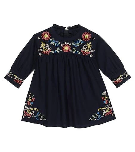 Chloé Baby embroidered cotton dress