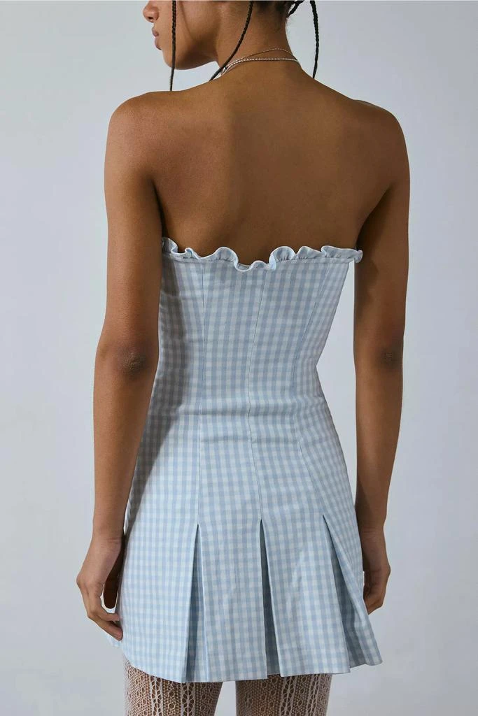 Urban Outfitters UO Margot Strapless Drop Waist Mini Dress 5