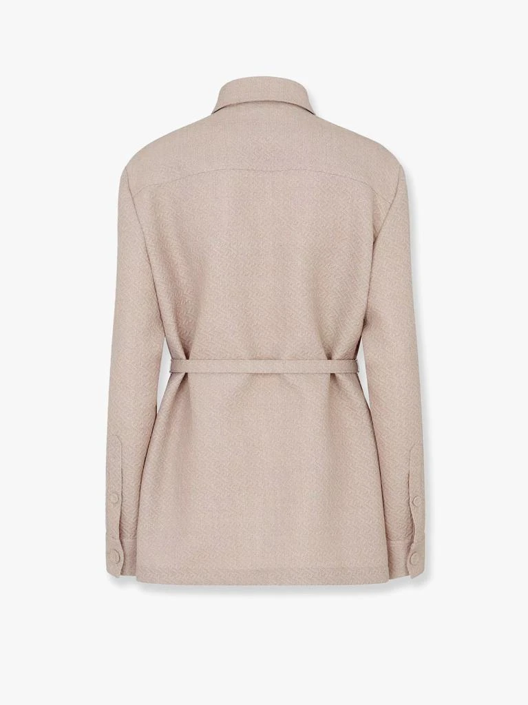 Fendi Ff diagonal 3d wool blazer 4