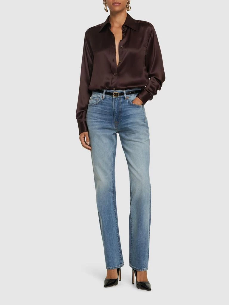 Tom Ford High Rise Denim Straight Jeans 1